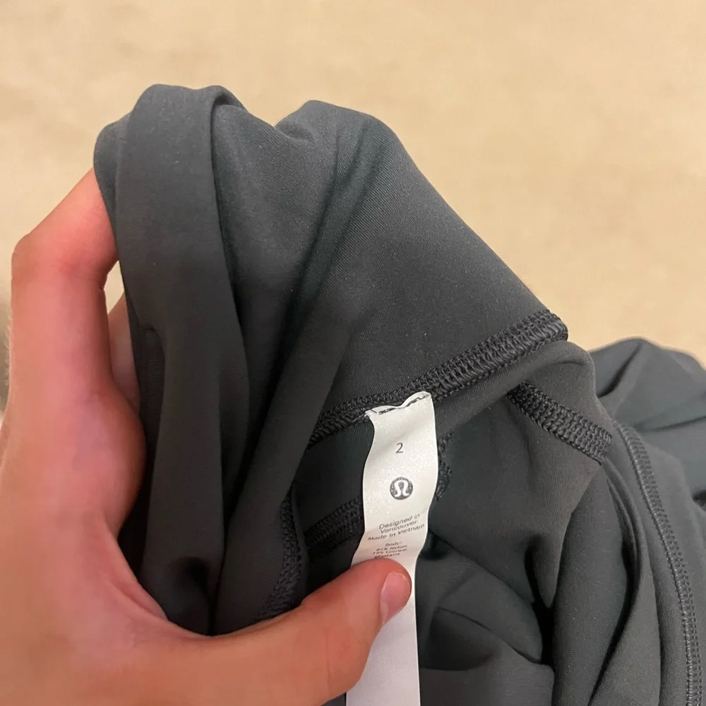 Lululemon size 2. 28’ flare leggings in grey. - Picture 3 of 3